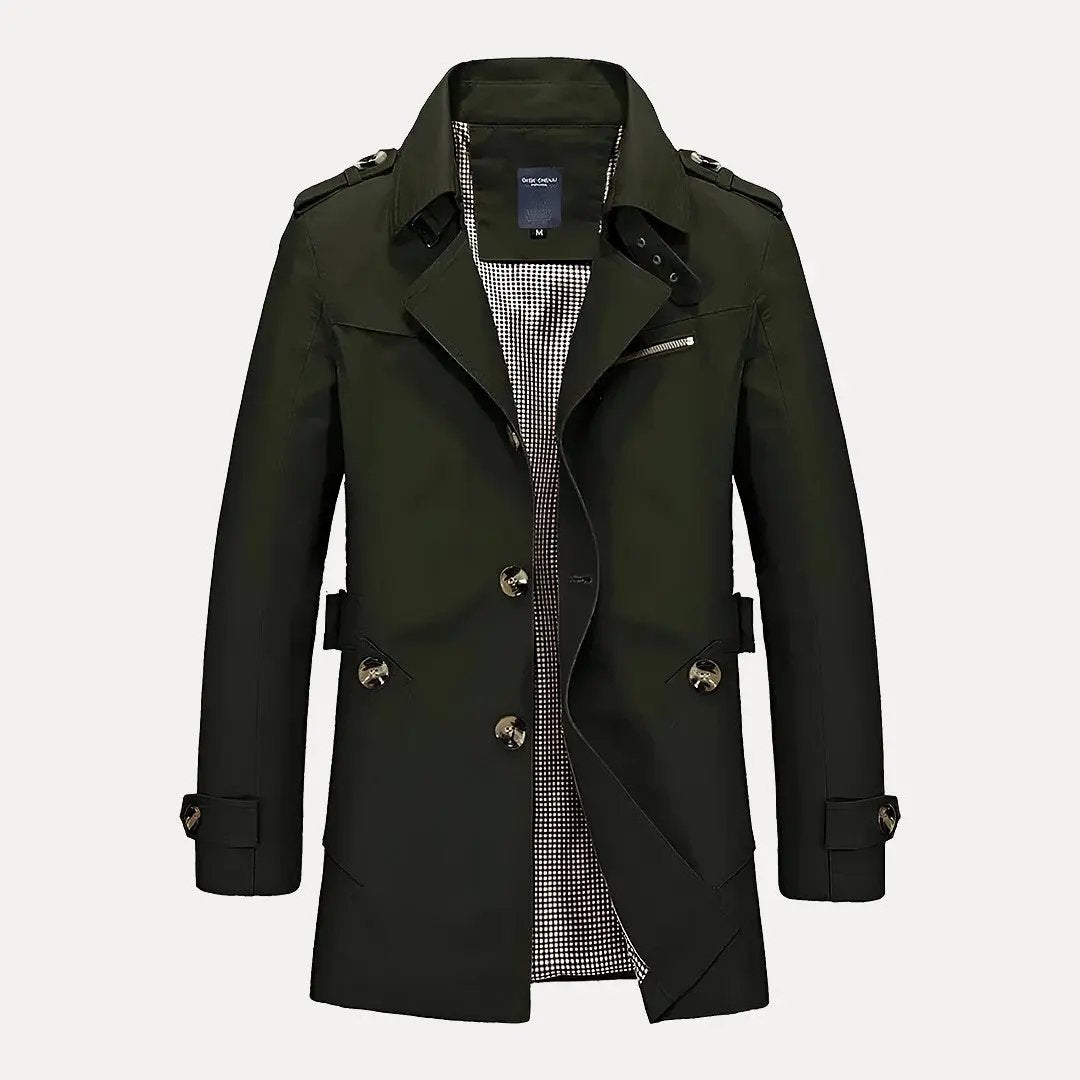 Mirla | Flip Kragen Trenchcoat-Eva Jonsson