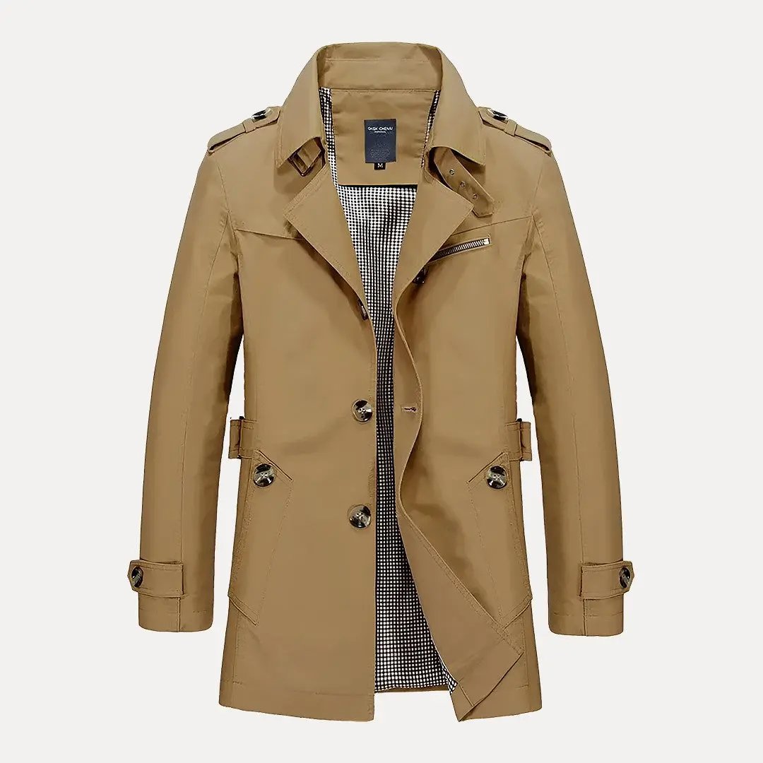 Mirla | Flip Kragen Trenchcoat-Eva Jonsson