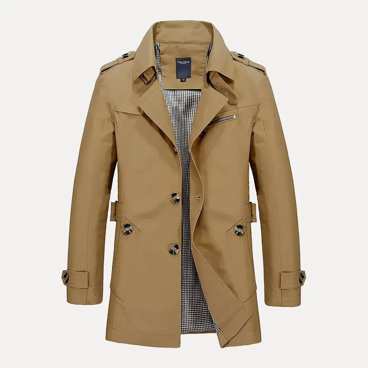 Mirla | Flip Kragen Trenchcoat-Eva Jonsson