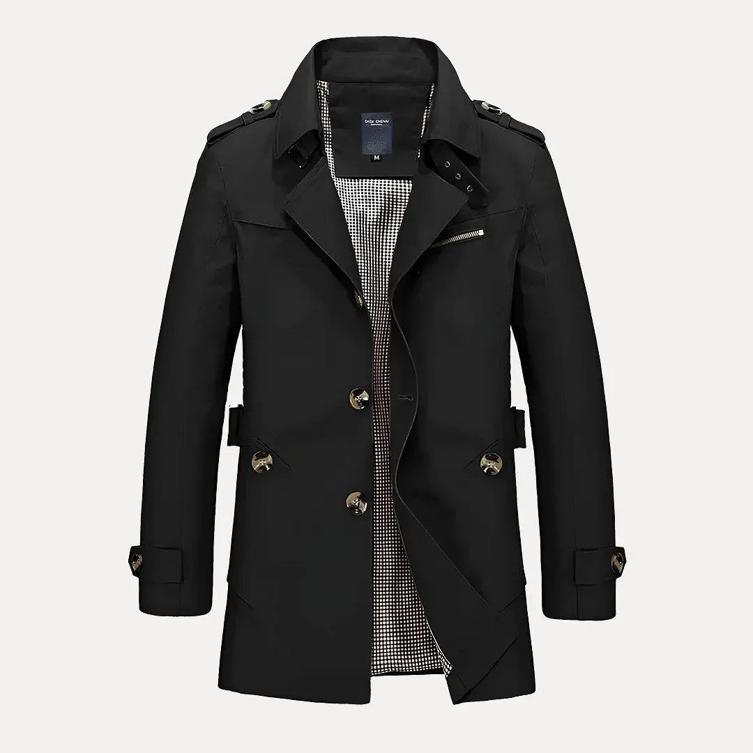 Mirla | Flip Kragen Trenchcoat-Eva Jonsson