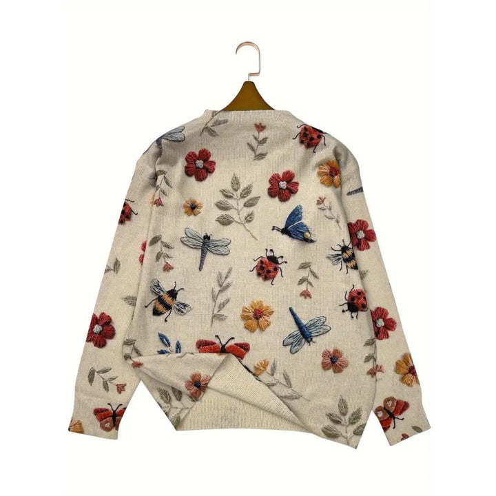 Mirla | Floral Rullkragepullover-Eva Jonsson