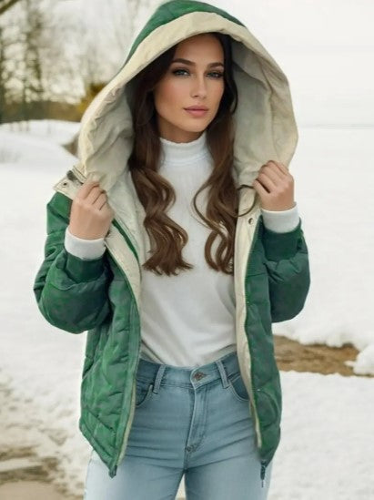 Mirla | Fodrad Hoodiejacka - Bekväm och Stilfull för Svalt Väder-Eva Jonsson