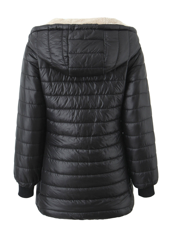 Mirla | Fodrad damhoodie i enfärgad design-Eva Jonsson