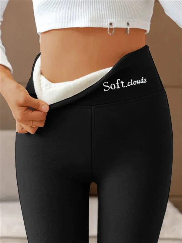 Mirla | Fodrad slim-fit legging-Eva Jonsson