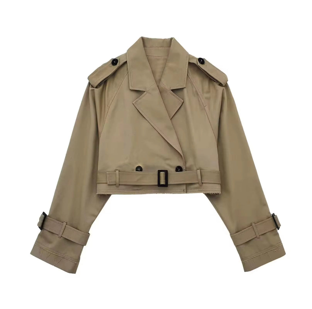 Mirla | Förkortad Trenchcoat-Eva Jonsson
