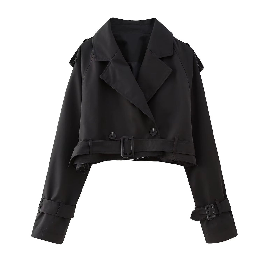 Mirla | Förkortad Trenchcoat-Eva Jonsson