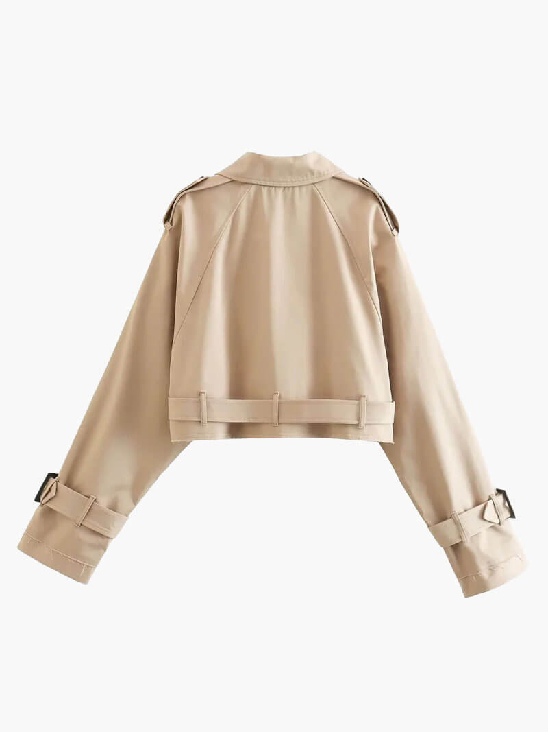 Mirla | Förkortad Trenchcoat-Eva Jonsson