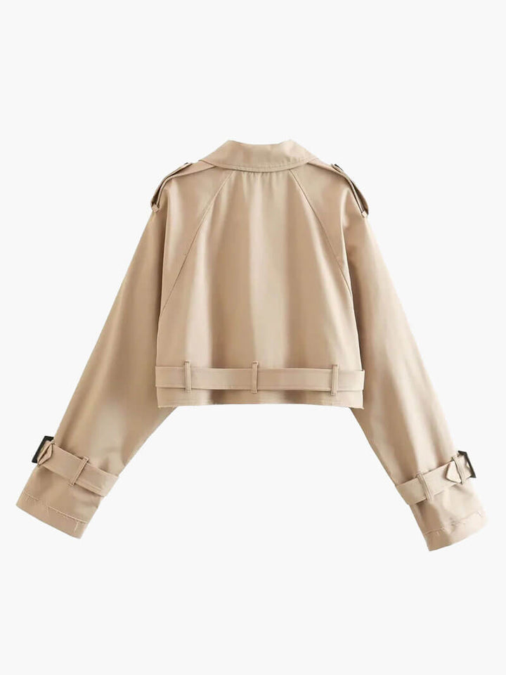 Mirla | Förkortad Trenchcoat-Eva Jonsson