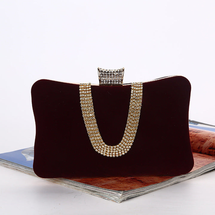 Mirla | Formad Diamant-Suede-Väska-Eva Jonsson