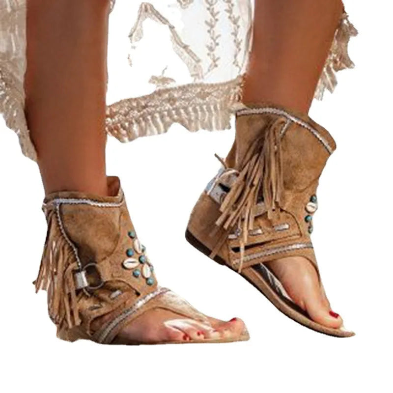 Mirla | Fransen Boho Sandaler-Eva Jonsson