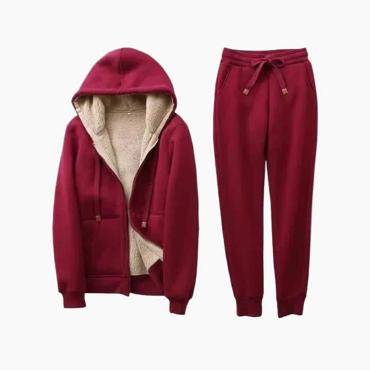 Mirla | Fritid Träningsoverall med Hoodiejacka och Joggingsbyxor - Sportig & Bekväm för Vardag och Fitness-Eva Jonsson