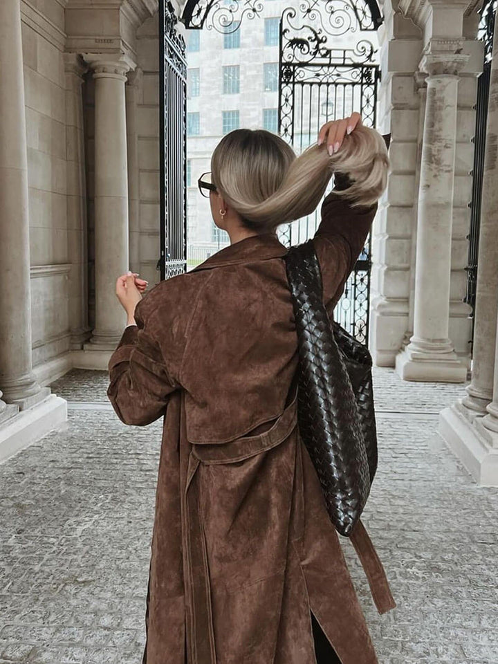 Mirla | Fuskmocka Trenchcoat-Eva Jonsson
