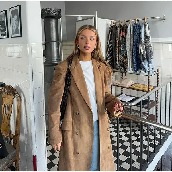 Mirla | Fuskmocka Trenchcoat-Eva Jonsson