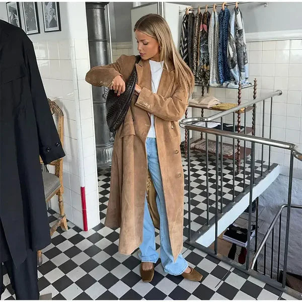 Mirla | Fuskmocka Trenchcoat-Eva Jonsson
