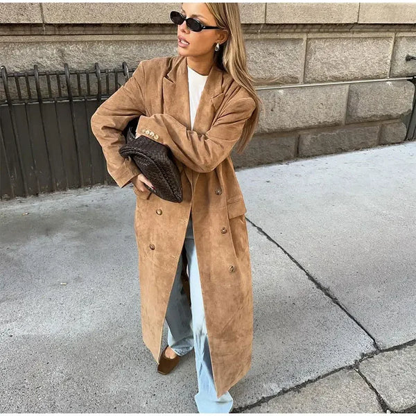 Mirla | Fuskmocka Trenchcoat-Eva Jonsson