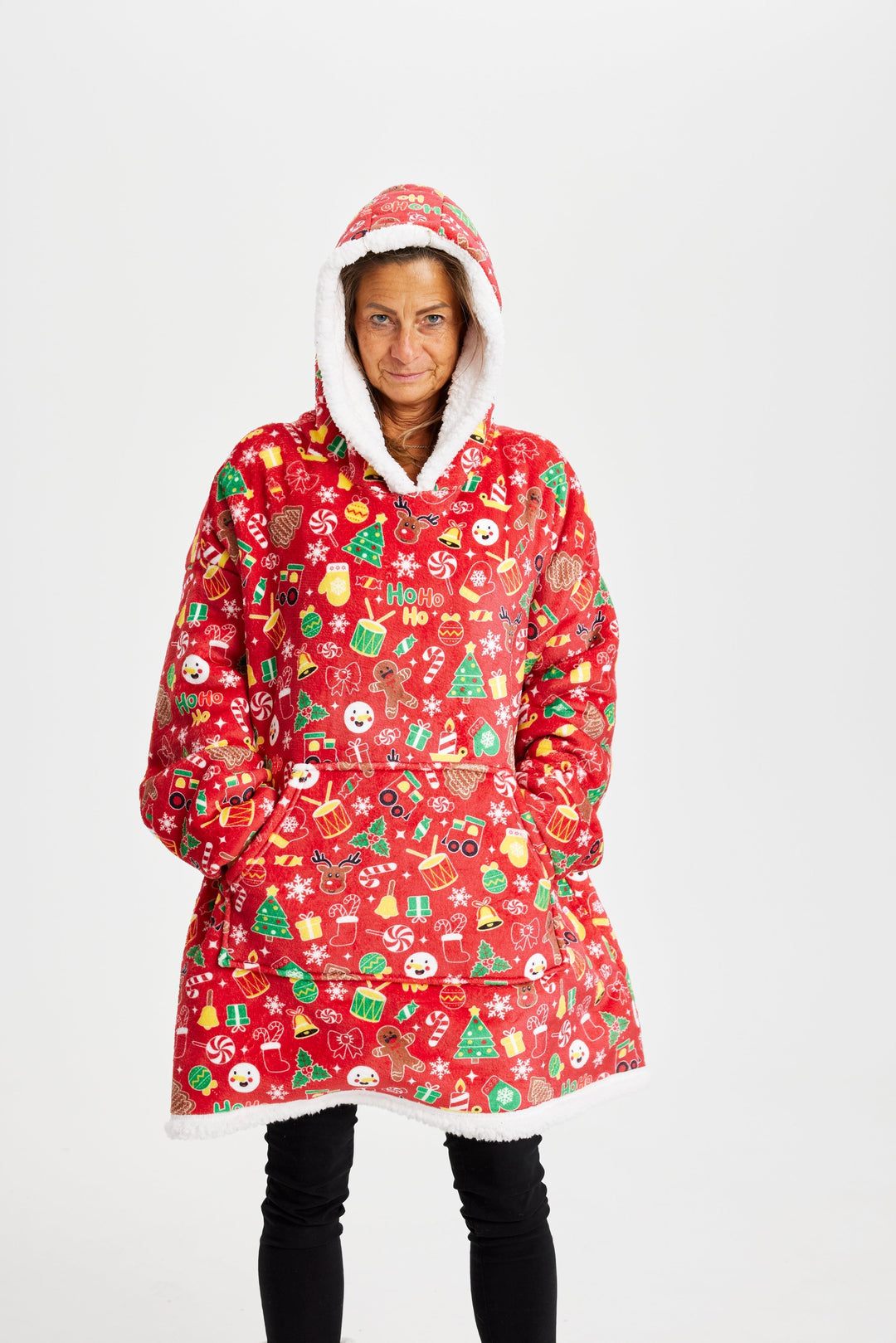 Mirla | Galen Dreamhoodie Röd-Eva Jonsson