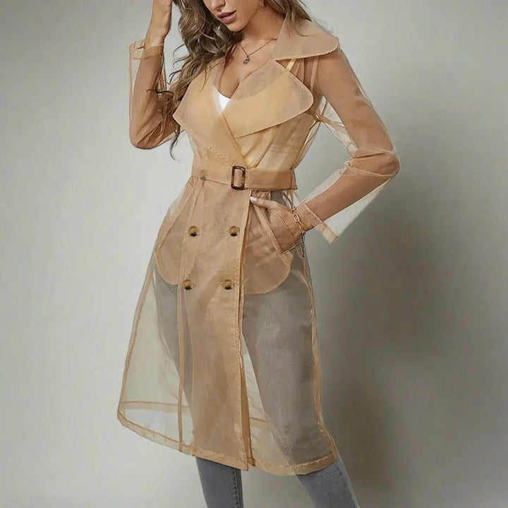 Mirla | Genomskinlig Trenchcoat-Eva Jonsson