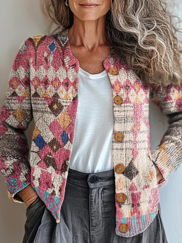 Mirla | Geometrisk Boho-Jacka-Eva Jonsson