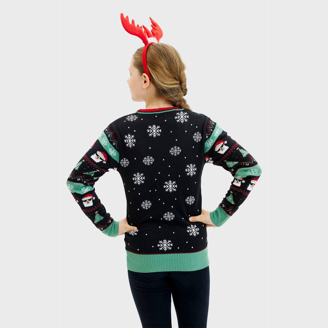 Mirla | Get Lit Llama Jul Jultröja - Dam-Eva Jonsson