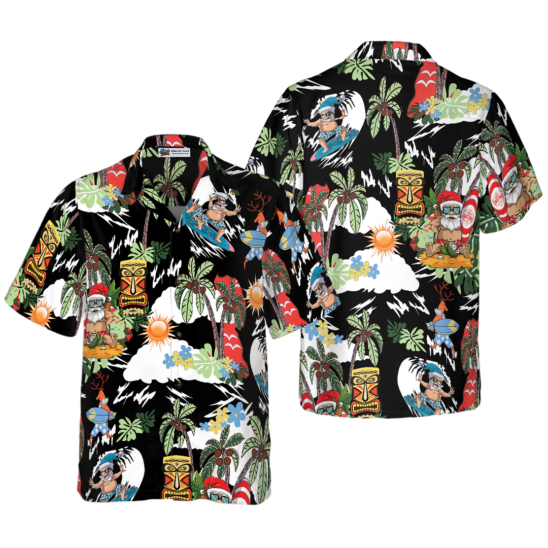 Mirla | Glad Jul Santa Claus 9 Hawaiian Shirt-Eva Jonsson