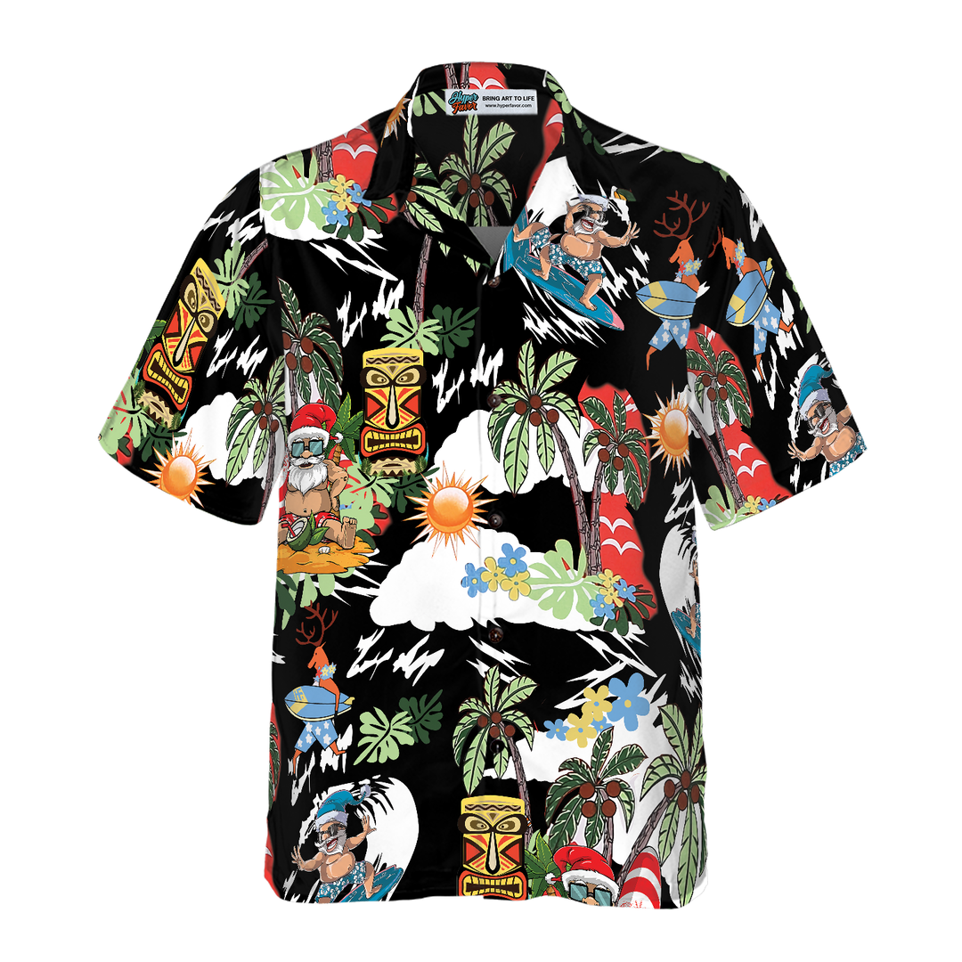 Mirla | Glad Jul Santa Claus 9 Hawaiian Shirt-Eva Jonsson