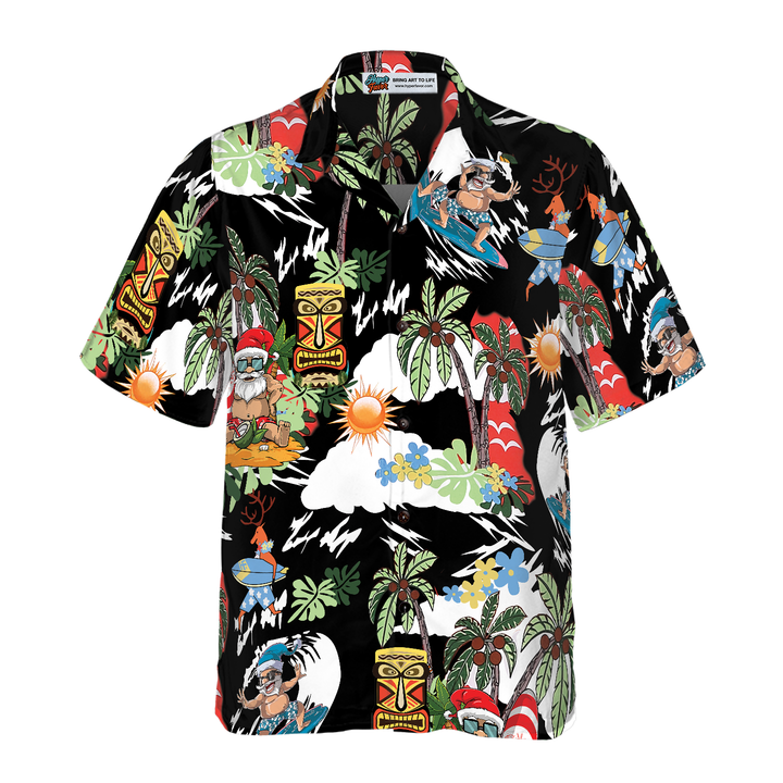 Mirla | Glad Jul Santa Claus 9 Hawaiian Shirt-Eva Jonsson