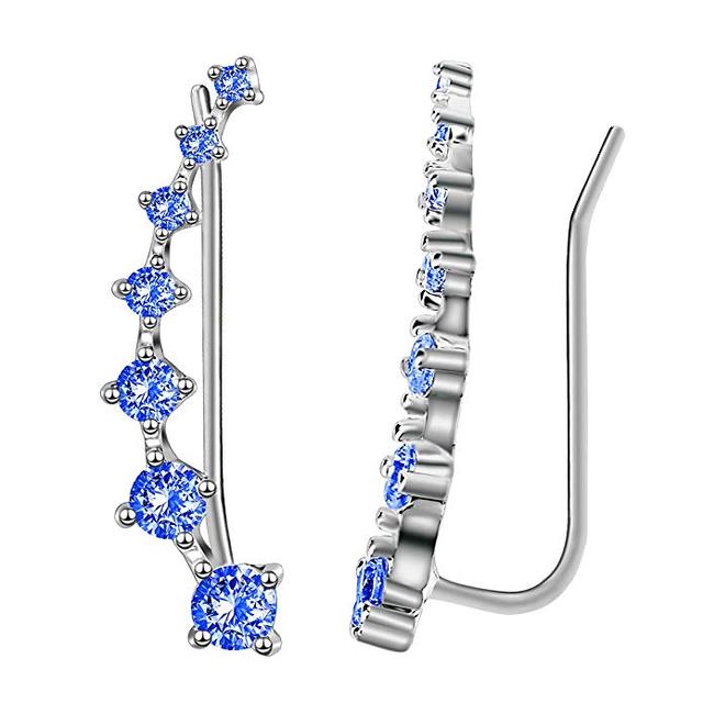 Mirla | Glamour | Skimrande Zirkon 925 Sterling Silver Örhänge-Eva Jonsson