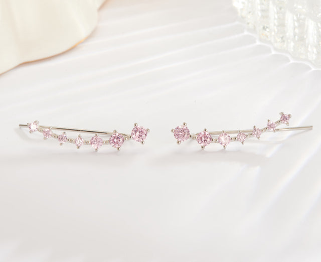 Mirla | Glamour | Skimrande Zirkon 925 Sterling Silver Örhänge-Eva Jonsson