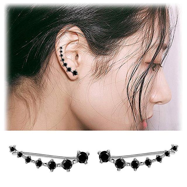 Mirla | Glamour | Skimrande Zirkon 925 Sterling Silver Örhänge-Eva Jonsson