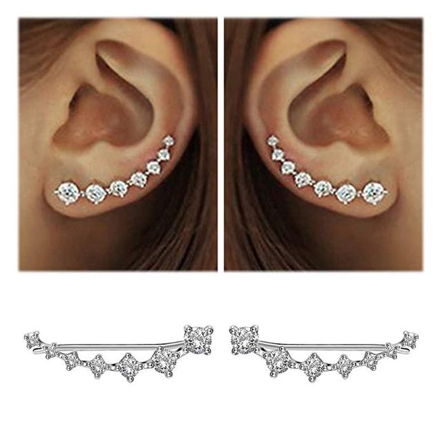 Mirla | Glamour | Skimrande Zirkon 925 Sterling Silver Örhänge-Eva Jonsson