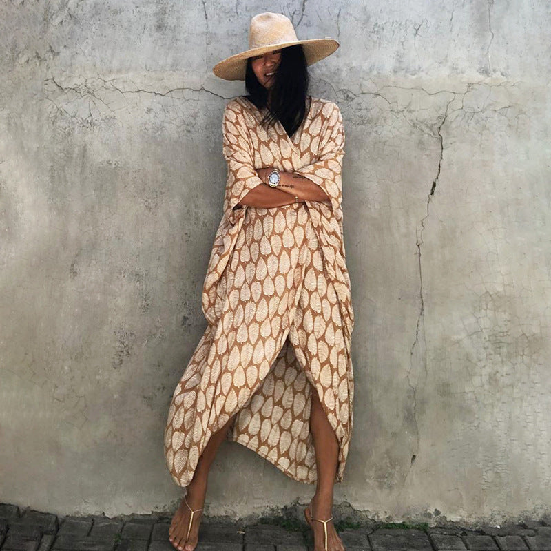 Mirla | Glamourös Solskydd Resort Strandklänning Cover Up-Eva Jonsson