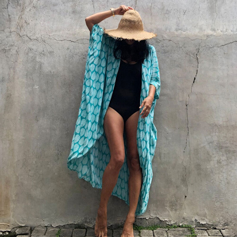 Mirla | Glamourös Solskydd Resort Strandklänning Cover Up-Eva Jonsson
