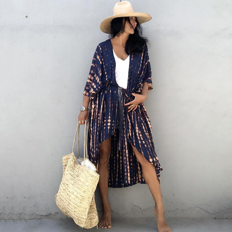 Mirla | Glamourös Solskydd Resort Strandklänning Cover Up-Eva Jonsson