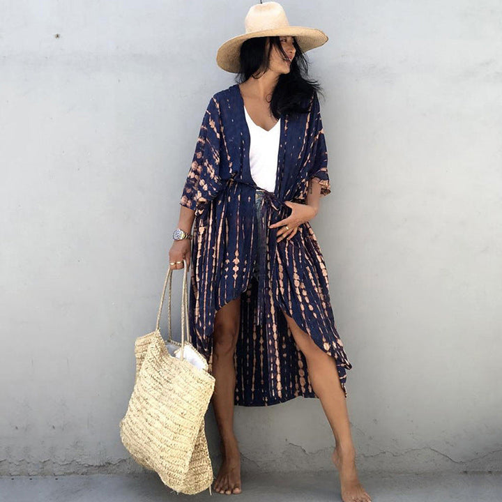 Mirla | Glamourös Solskydd Resort Strandklänning Cover Up-Eva Jonsson