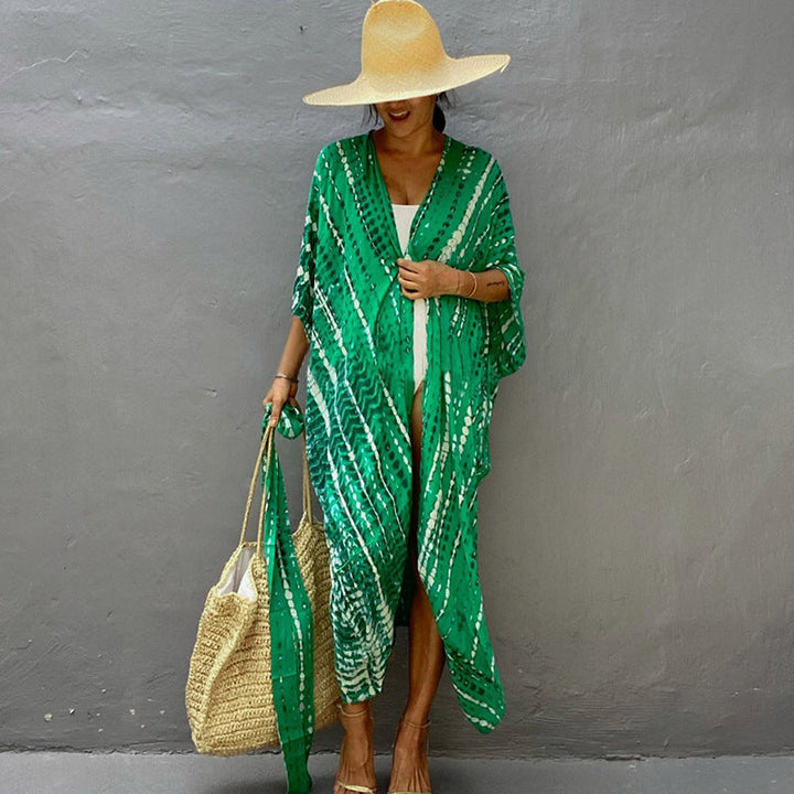 Mirla | Glamourös Solskydd Resort Strandklänning Cover Up-Eva Jonsson