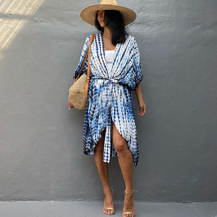 Mirla | Glamourös Solskydd Resort Strandklänning Cover Up-Eva Jonsson