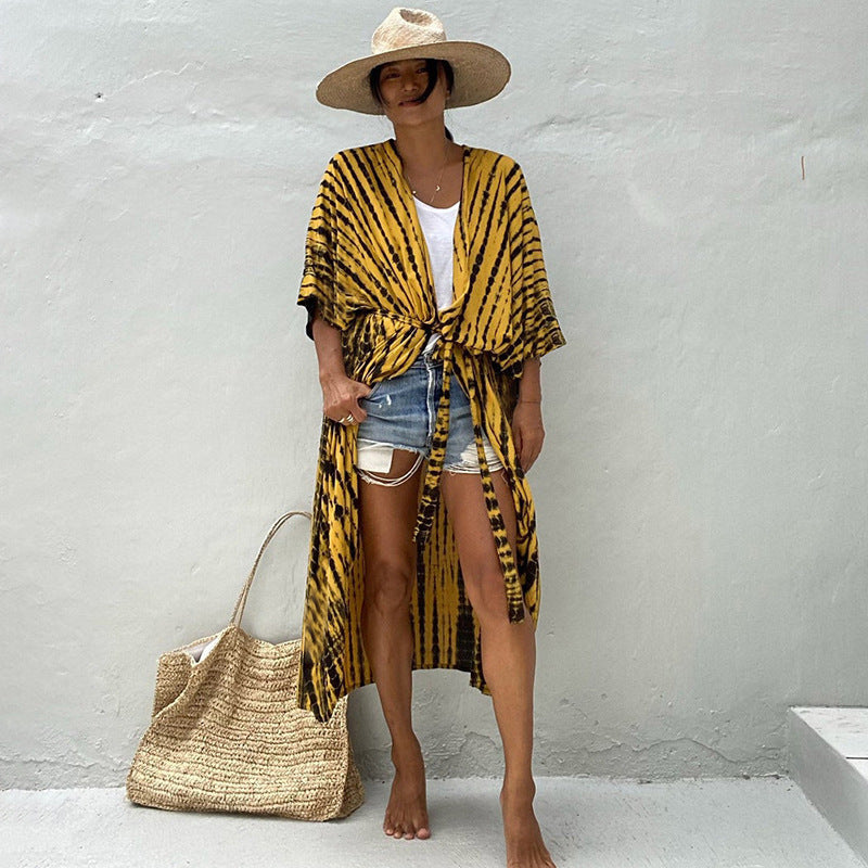 Mirla | Glamourös Solskydd Resort Strandklänning Cover Up-Eva Jonsson