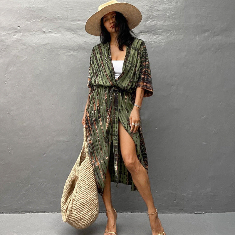 Mirla | Glamourös Solskydd Resort Strandklänning Cover Up-Eva Jonsson