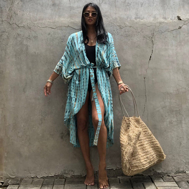 Mirla | Glamourös Solskydd Resort Strandklänning Cover Up-Eva Jonsson