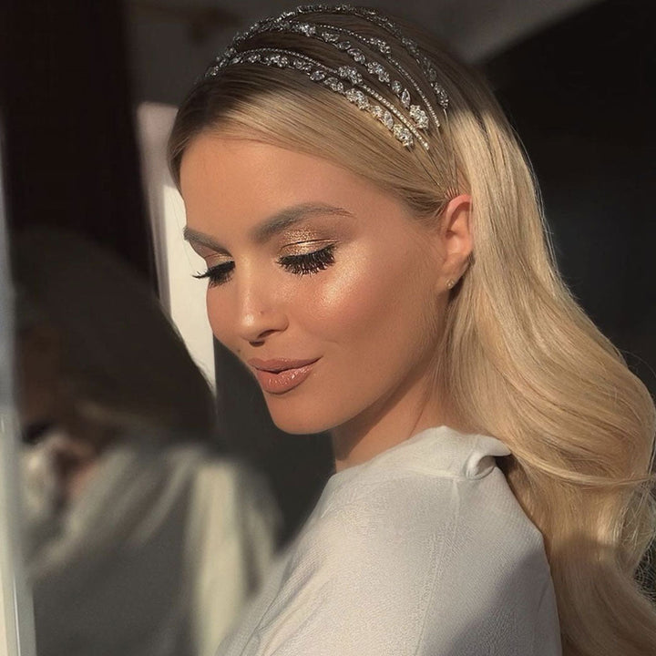 Mirla | Glamourösa Kristallrhinestone Dekorerad Lager Hårband-Eva Jonsson