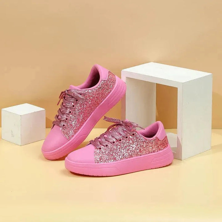 Mirla | Glittrande Sneakers Med Paljetter-Eva Jonsson