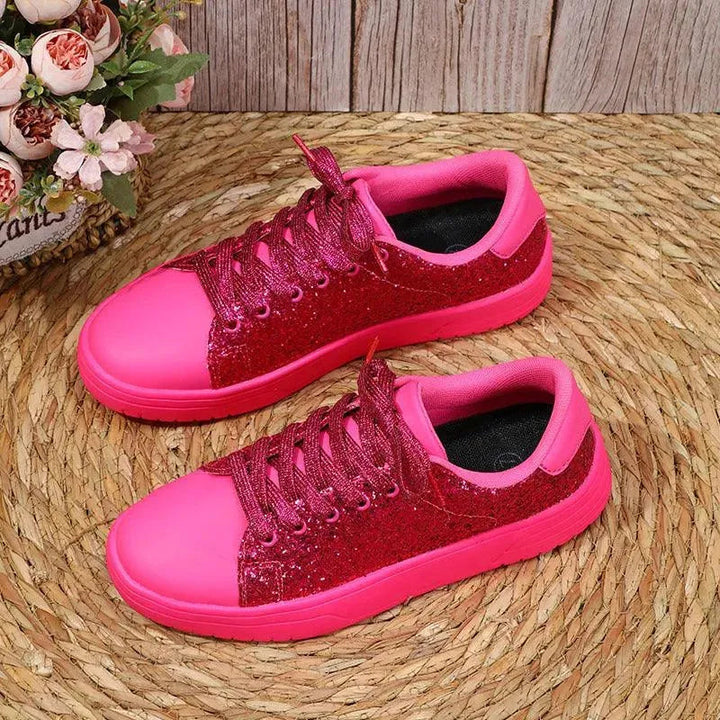 Mirla | Glittrande Sneakers Med Paljetter-Eva Jonsson