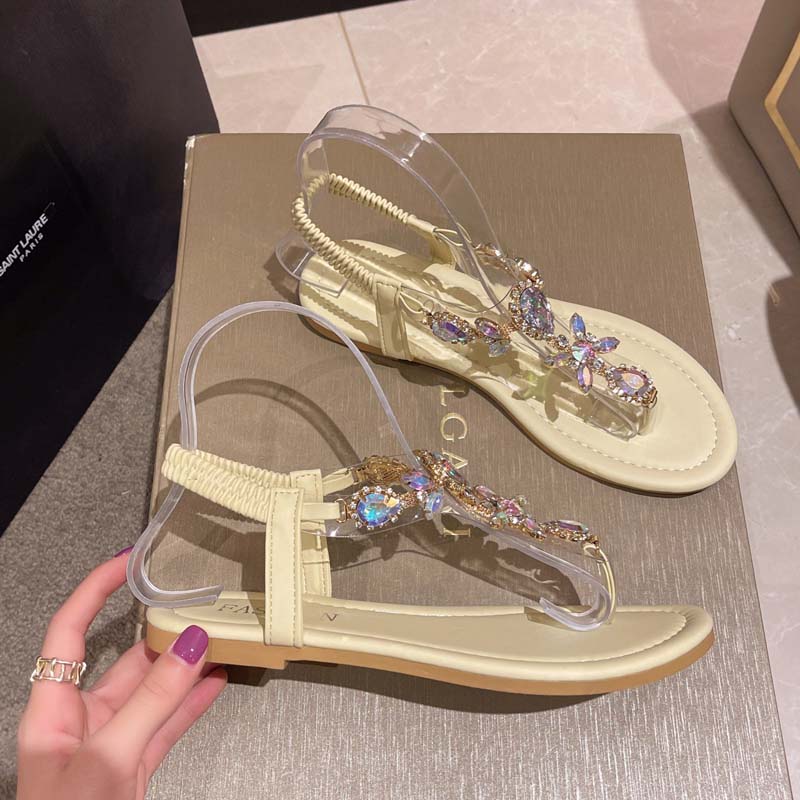 Mirla | Glittrande sandaler med strass-Eva Jonsson