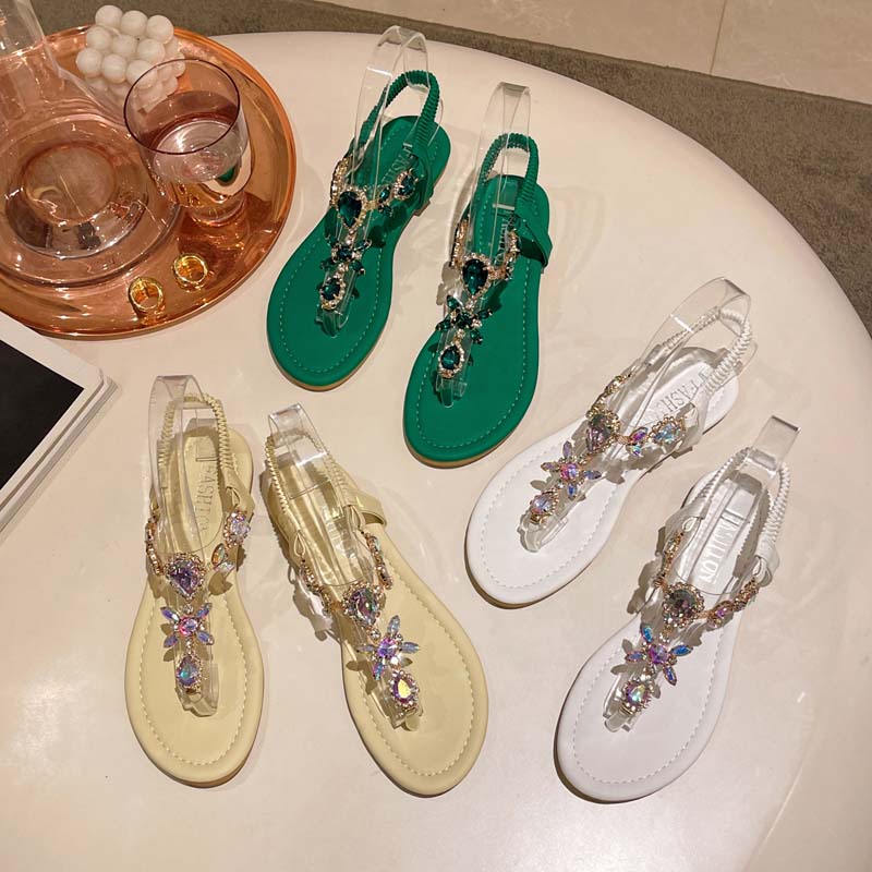 Mirla | Glittrande sandaler med strass-Eva Jonsson
