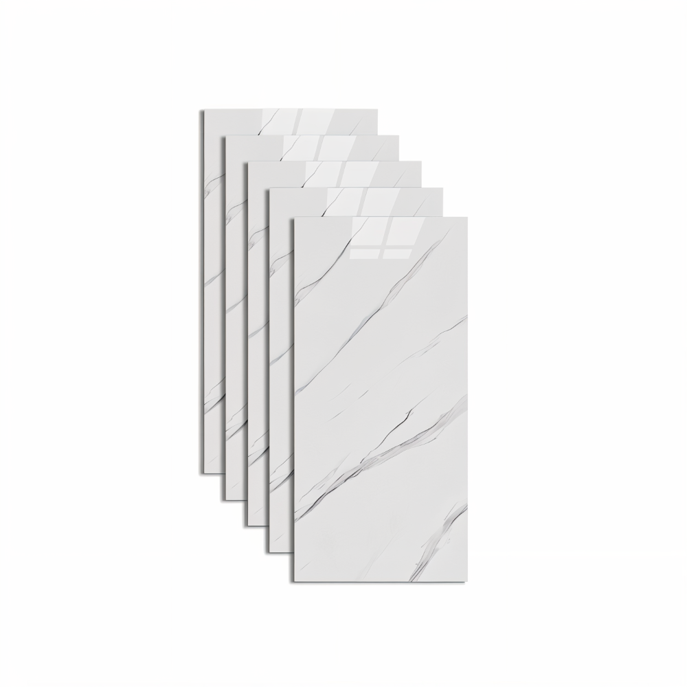 Mirla | GlossyLux PVC väggpaneler – Vattentäta & självhäftande för badrum & kök (30×60 cm)-Eva Jonsson