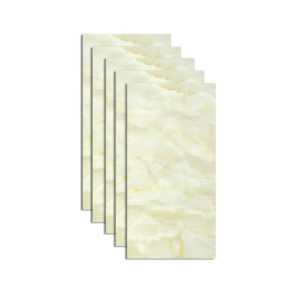 Mirla | GlossyLux PVC väggpaneler – Vattentäta & självhäftande för badrum & kök (30×60 cm)-Eva Jonsson