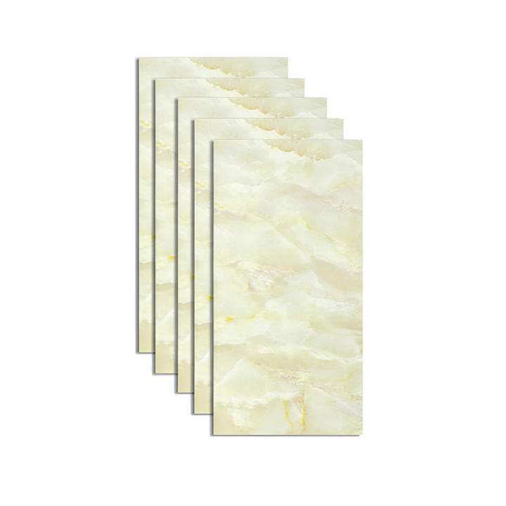 Mirla | GlossyLux PVC väggpaneler – Vattentäta & självhäftande för badrum & kök (30×60 cm)-Eva Jonsson