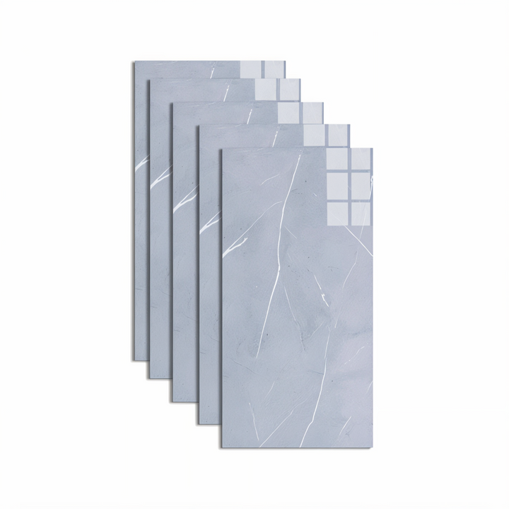 Mirla | GlossyLux PVC väggpaneler – Vattentäta & självhäftande för badrum & kök (30×60 cm)-Eva Jonsson