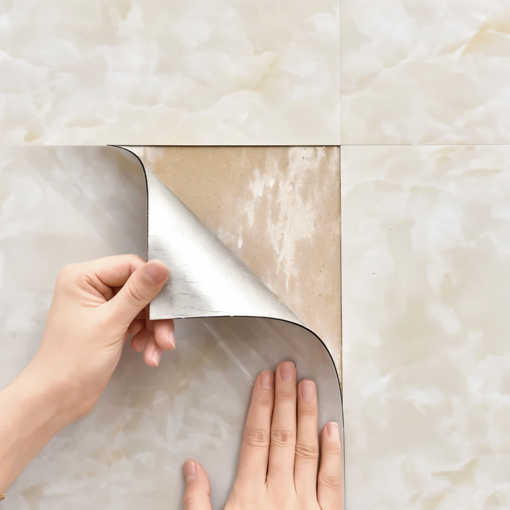 Mirla | GlossyLux PVC väggpaneler – Vattentäta & självhäftande för badrum & kök (30×60 cm)-Eva Jonsson