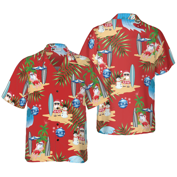 Mirla | God Jul Santa Claus 11 Hawaii-Skjorta-Eva Jonsson